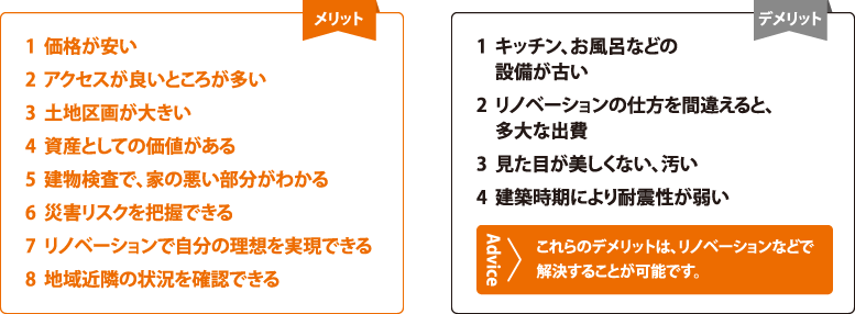 メリットとデメリット 